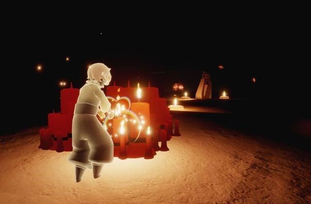 晓雪思考|光遇:新bug很诡异,能传送到小黑,孤狼玩家终于能四人牵手!