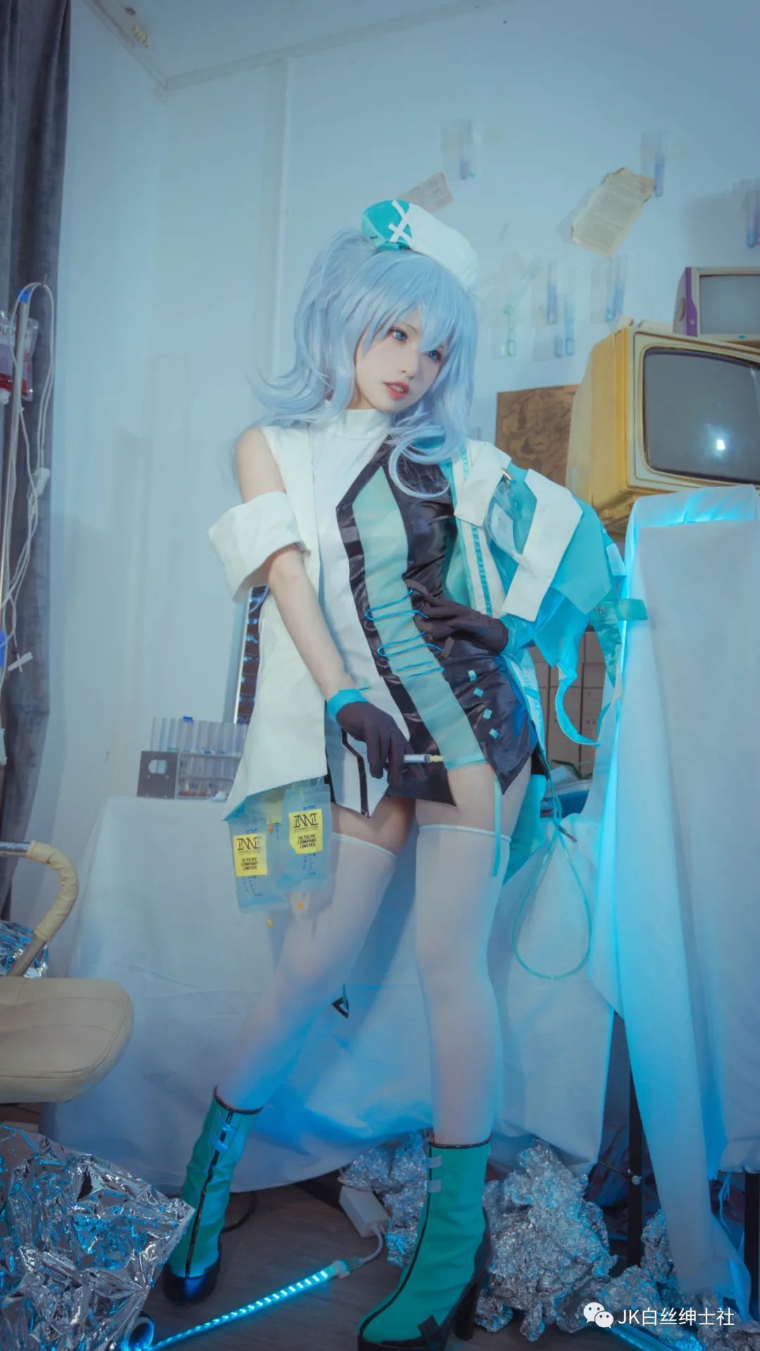 |cos：云图计划芙洛伦cos正片@茶狐狐