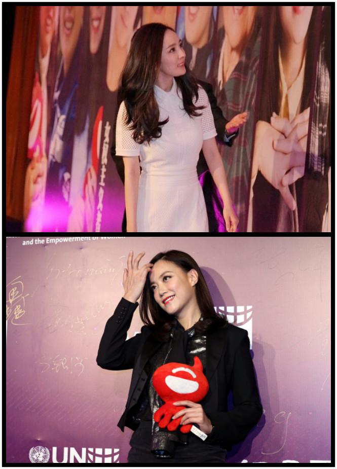 杨幂|霍汶希不愧是\最美经纪人\，穿黑裙和杨幂拍照，气场颜值都不差