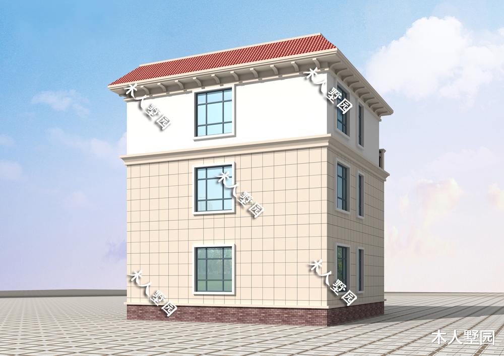 91m2平顶别墅设计,在老家建这房子,真比买房强