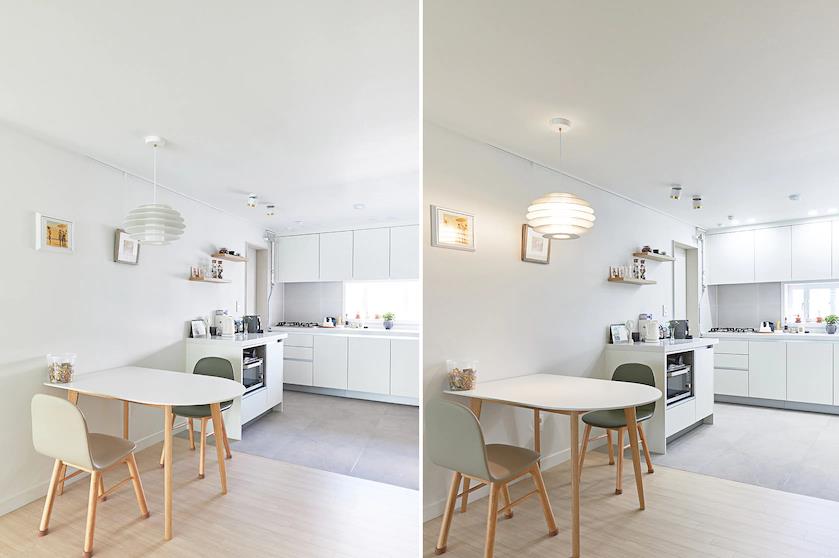 只刷白墙的家也可以很有魅力！129㎡阳台铺草坪，客厅无主灯好敞亮