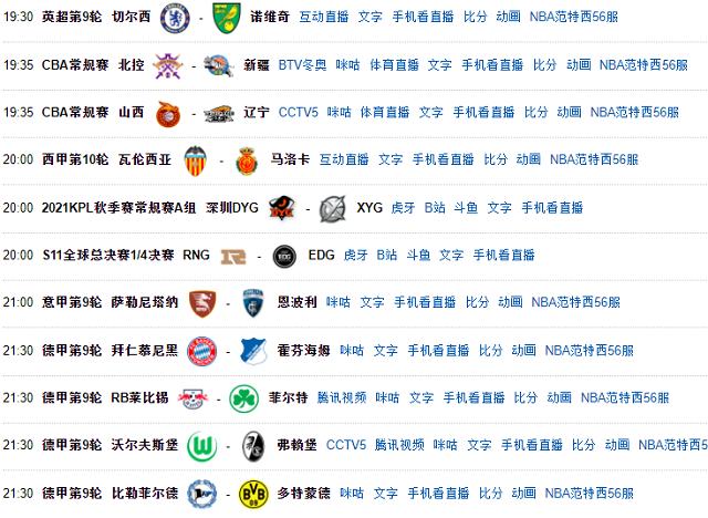 范齐全|今晚这6场比赛值得球迷期待!黄金时间19点30开打,无须熬夜观看