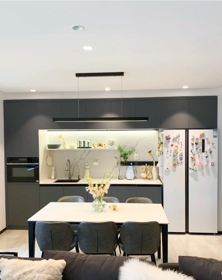 |141㎡大平层,装修将近45万,客餐厅是户主最满意的作品