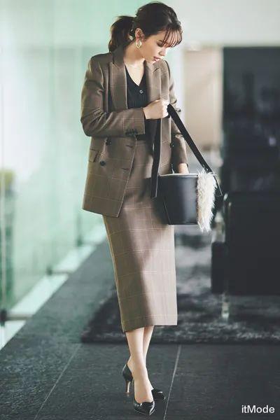 itMode 西服+裙子=入秋超火混搭套路,好看爆了!