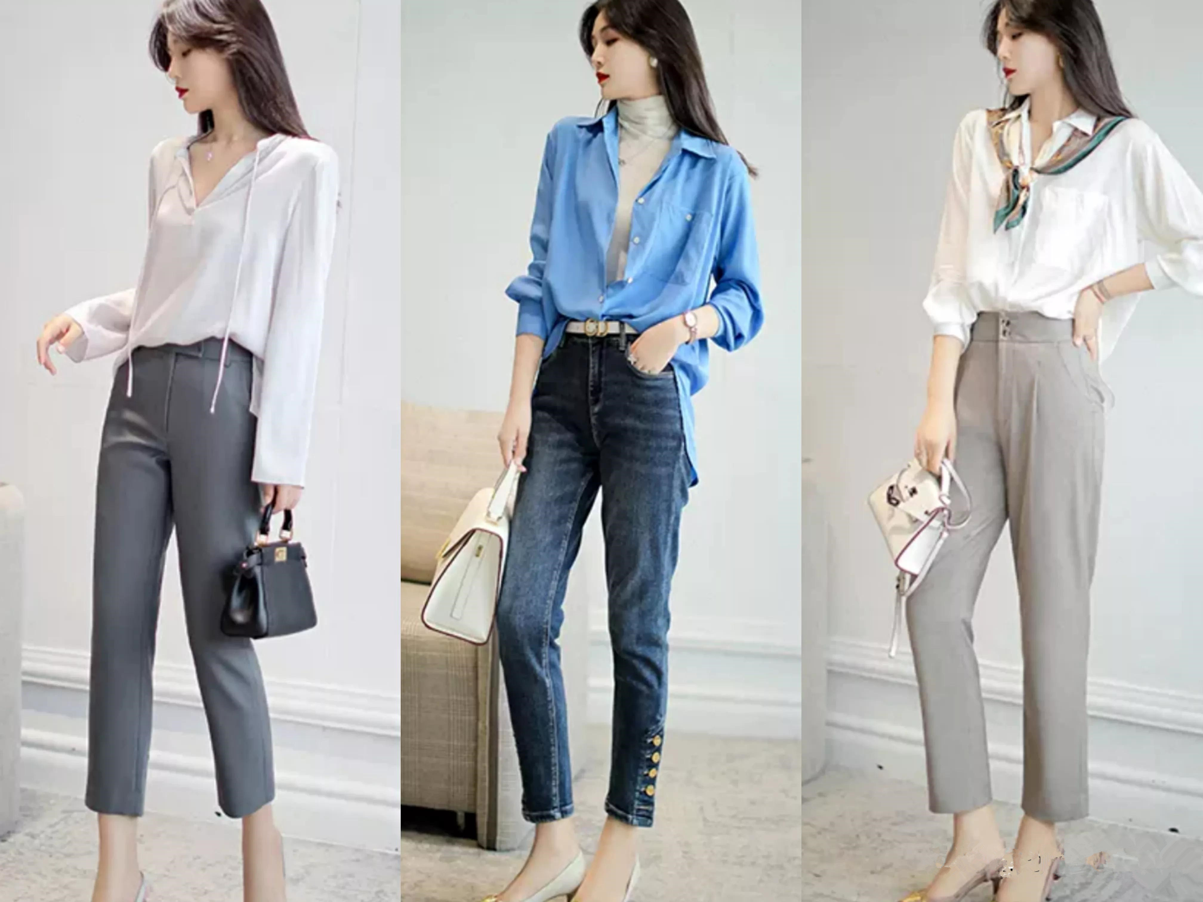 穿衣搭配|有品位的女人:上班少穿卫衣+打底裤!学美女这样穿:高级有韵味