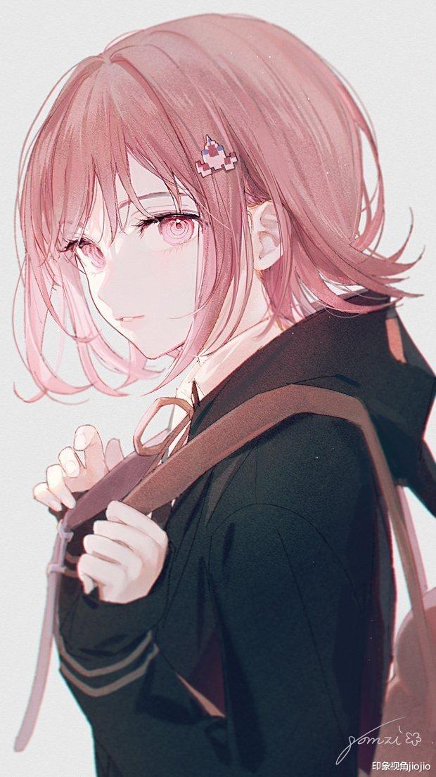 |清新淡雅的动漫花样少女，偏白彩色的渐变式上色太让人喜欢了