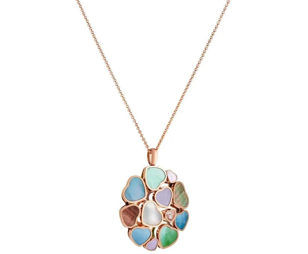 鹏鹏娟娟|萧邦Happy Hearts系列两款全新鸡尾酒会吊坠