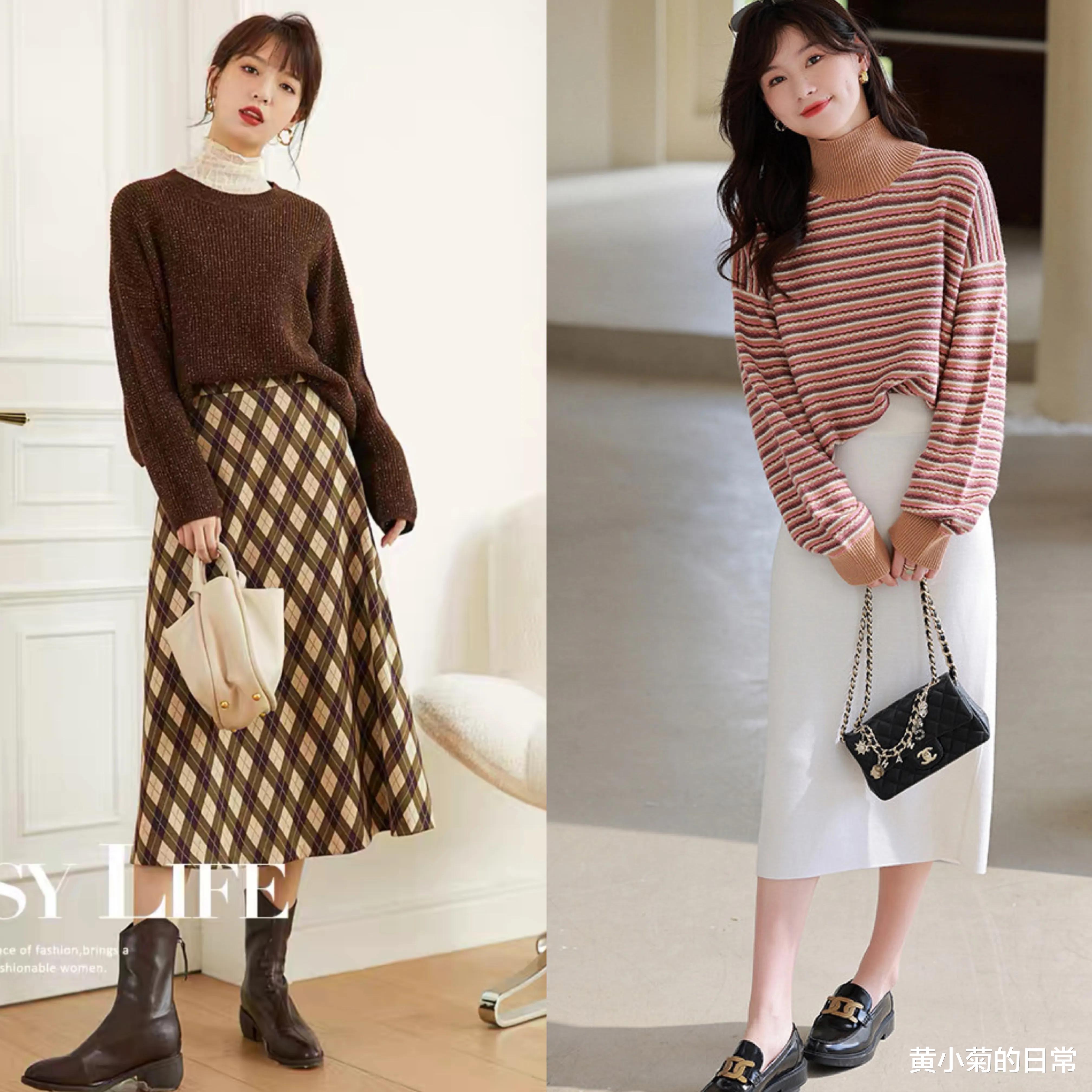 黄小菊的日常 今年冬天就这么穿！6个公式清新减龄，不露腿也很美，别错过