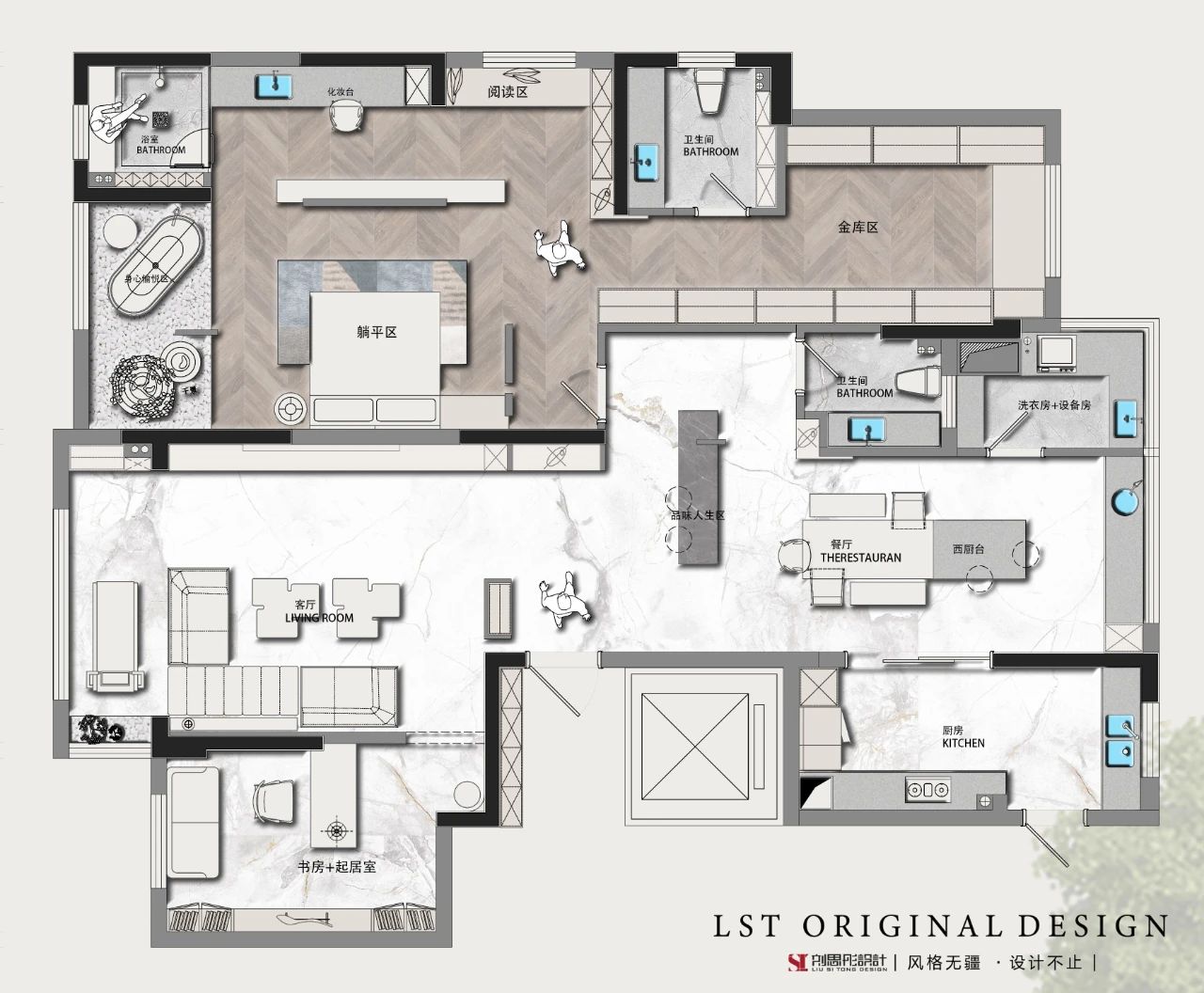 原创|刘思彤设计原创分享 御水澜湾197平户型深度解析！