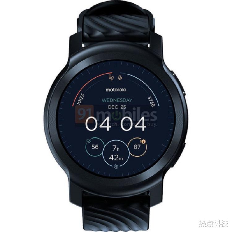 跑分|摩托罗拉将发布智能手表moto Watch 100,配备LCD屏幕圆形表盘