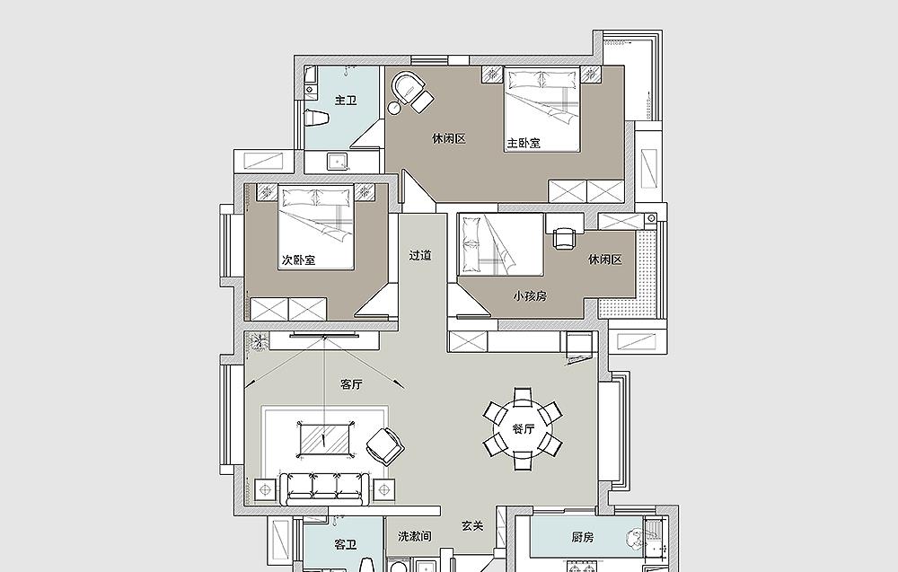 新帝雅|发现一对95后夫妻的新家,美式田园风一点不老气,整洁舒适又温馨