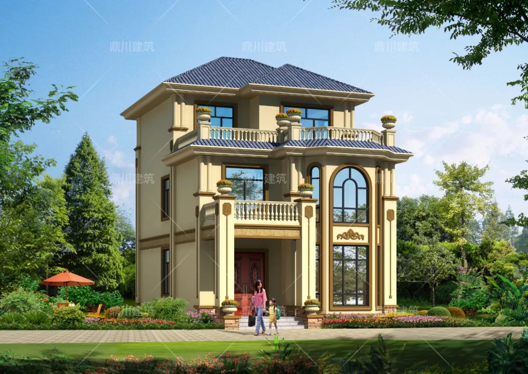 两开间最经典4款农村别墅户型，设计大气，完全不输大别墅