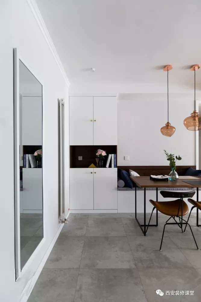 85㎡两室一厅,一间卧室,一间办公,单身美女的幸福新家落成