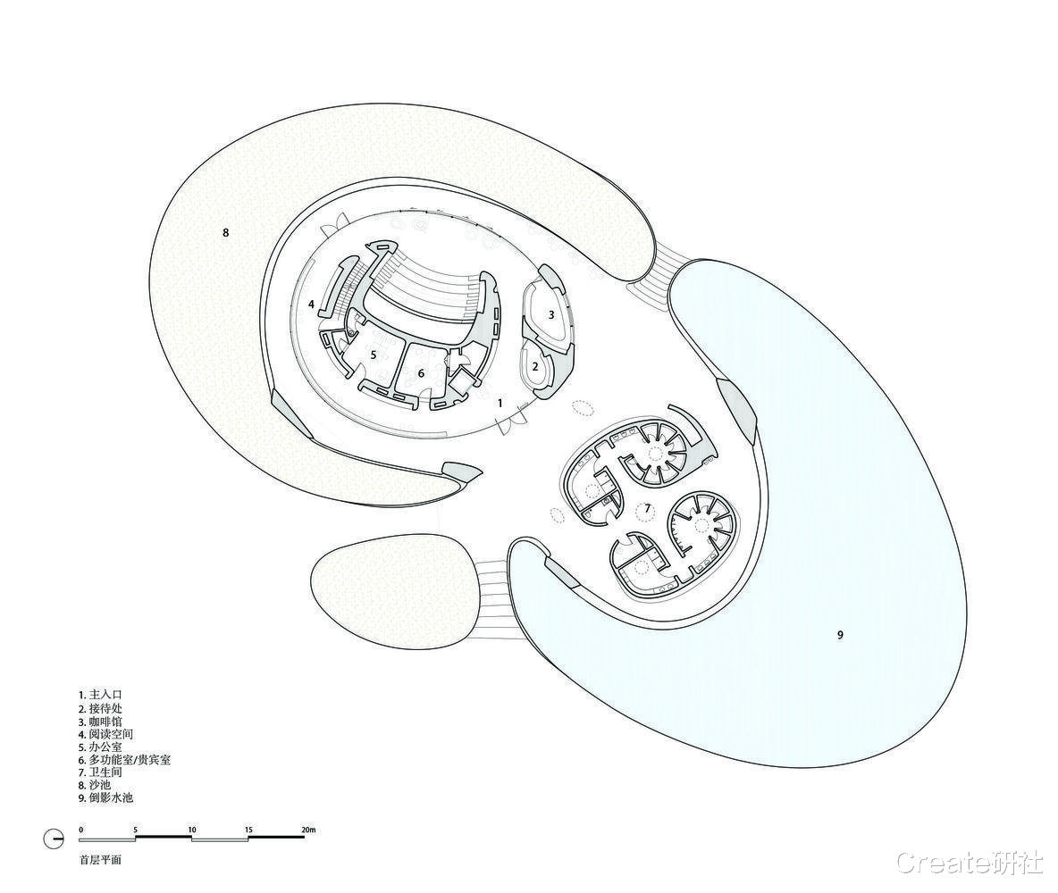 Create研社 海口云洞图书馆 / MAD