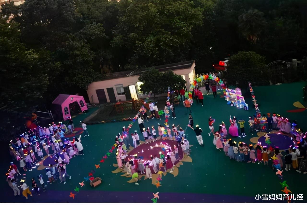 小雪妈妈育儿经|幼儿园勇敢之夜嗨翻天，“硬核口号”走红网络，父母：那我走？