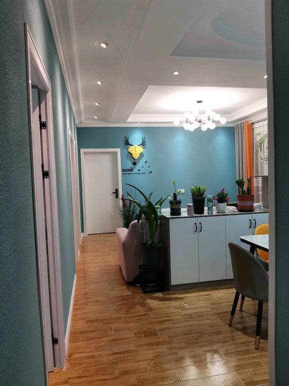 简易设计|新房完工了,墨绿色为主调,目前花18W,被橱柜颜色败笔了