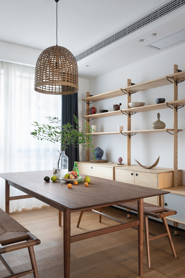 98平二居室改造,让人在现代极简与返璞中流连