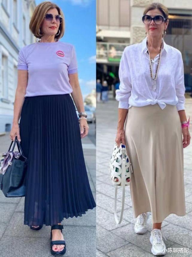 小陈聊搭配 个矮还微胖，这位60岁奶奶真会穿，越老越有范，她是如何做到的？