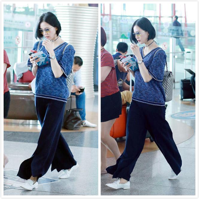 反派|刘诗诗和吴奇隆真的很像，出门的时候穿的都很低调，却都很高级