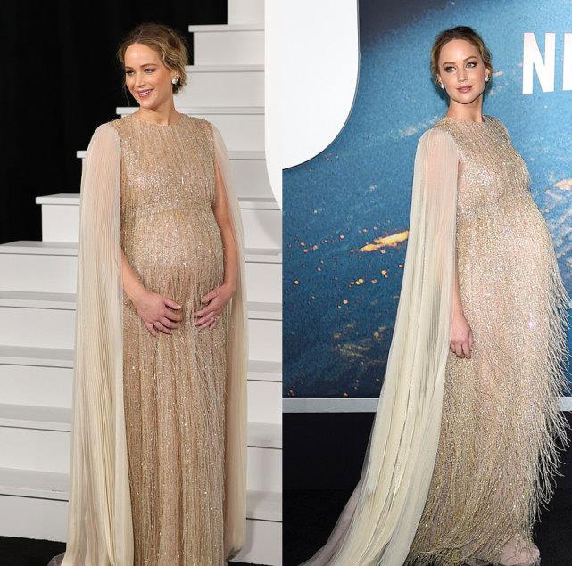 莱昂纳多·迪卡普里奥|31岁詹妮弗·劳伦斯挺孕肚亮相，同框小李子，皮肤好到发光