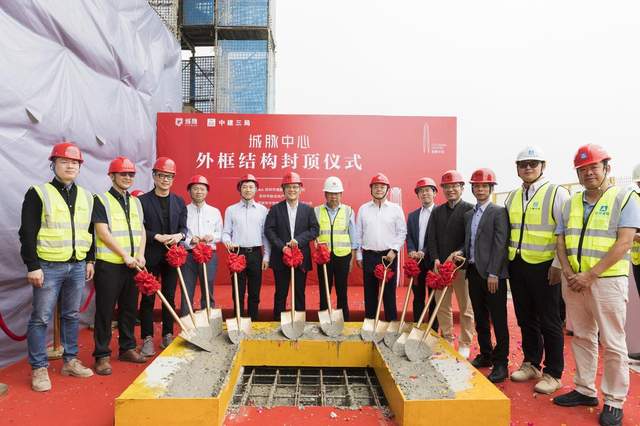验房|迭代罗湖的世界抱负!388m城脉中心外框结构封顶
