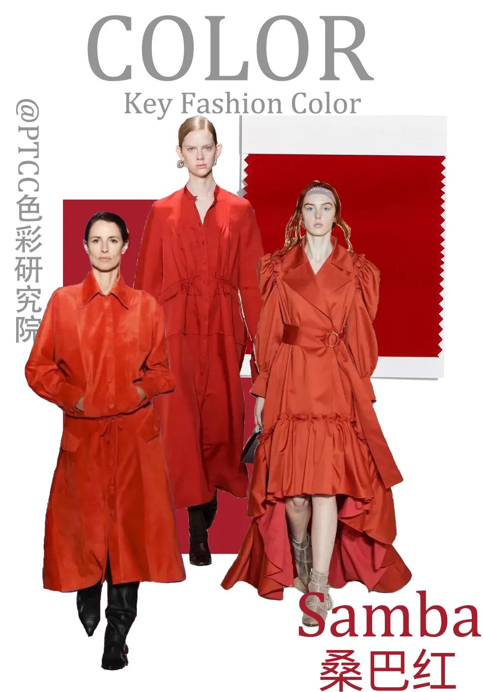 纺织服装时尚内参|谁说「森巴红」已经过气，这款流行色常胜将军
