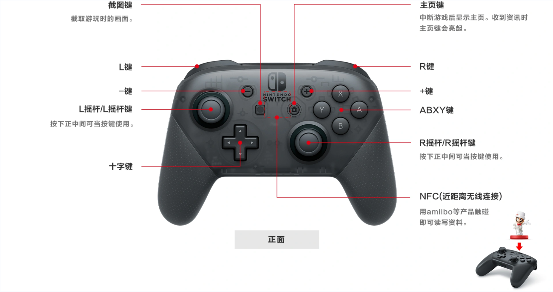 手柄|体积小易携带，可完美替代Switch PRO的小鸡T4 MINI手柄