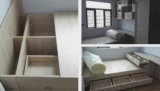 榻榻米|40公分的榻榻米,被我抬到一米高,老公说我疯了,结果出奇好用