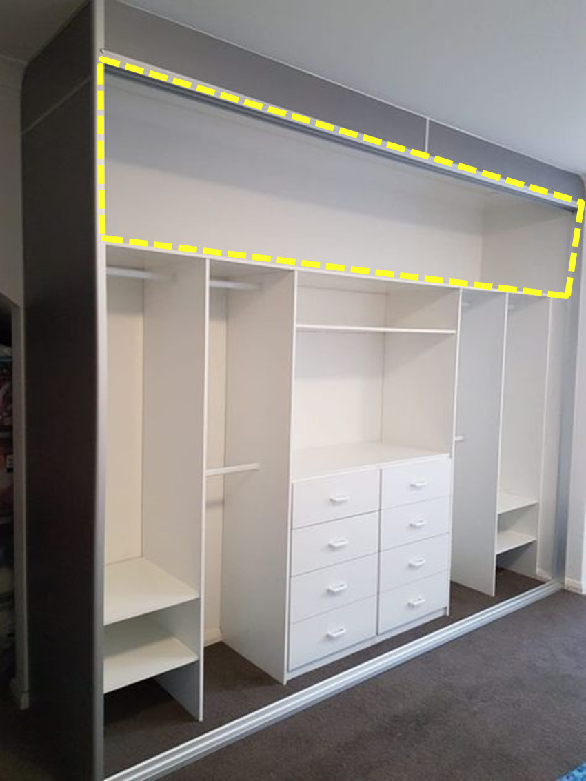 装修设计时尚圈儿|打衣柜还是我有经验,顶部留空一排做收纳,邻居见了回家偷学!