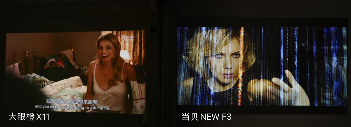 投影仪|当贝NEW F3和大眼橙X11相比 哪款更适合客厅使用