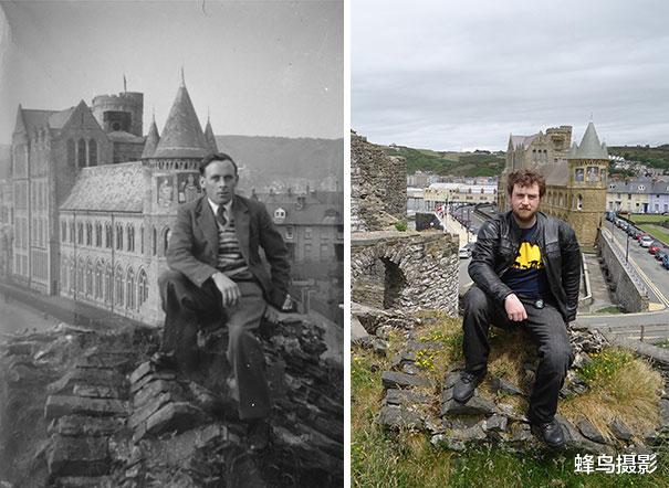 基因 20张时光对比照，隔了5代人还如此像，人类基因太强大