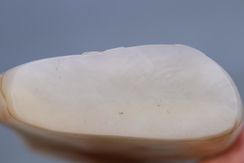 |清 和田玉如意观音造像