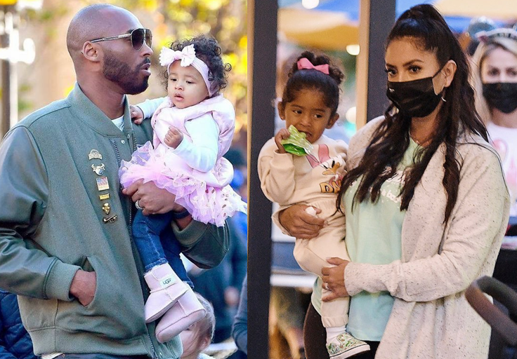 瓦妮莎|太暖！科比18岁女儿充当爸爸，把妹妹扛在肩头，瓦妮莎莫名心酸