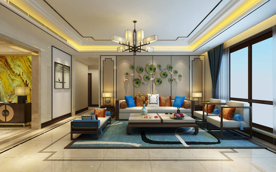 大连星艺装饰|大连装修|中式、美式混搭风格_如此之美