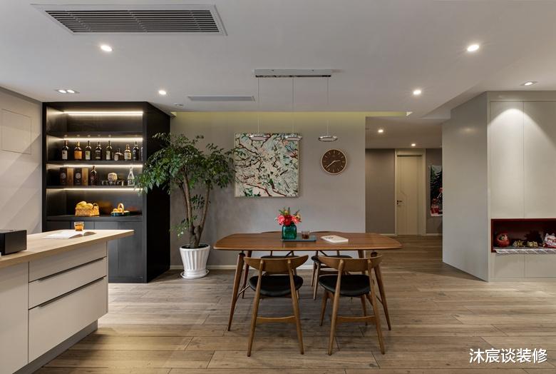 “双眼皮”吊顶,开放式厨房,她家现代时尚,暖暖的北欧风超治愈