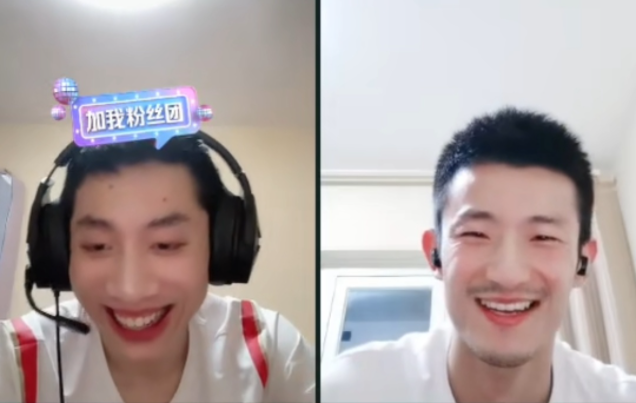 谌龙|许昕大红唇变客服姐姐，妻子吐槽：大妖怪！许昕挖坑谌龙遭媳妇质问