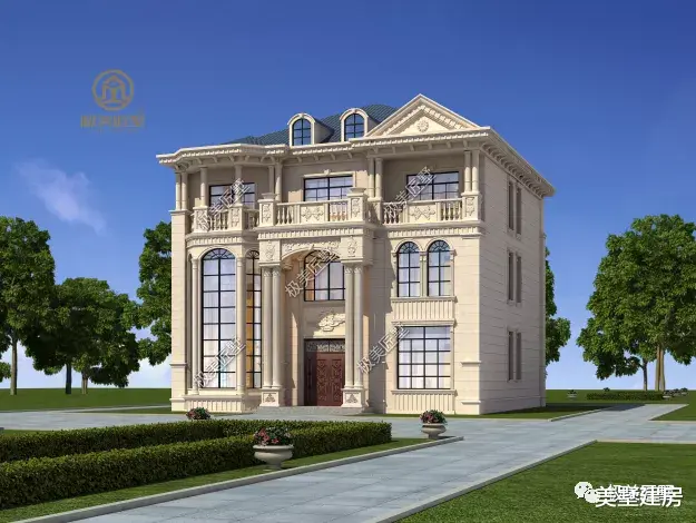 |轻奢欧式风格别墅，内部设有家庭娱乐室，居家休闲两不耽误！