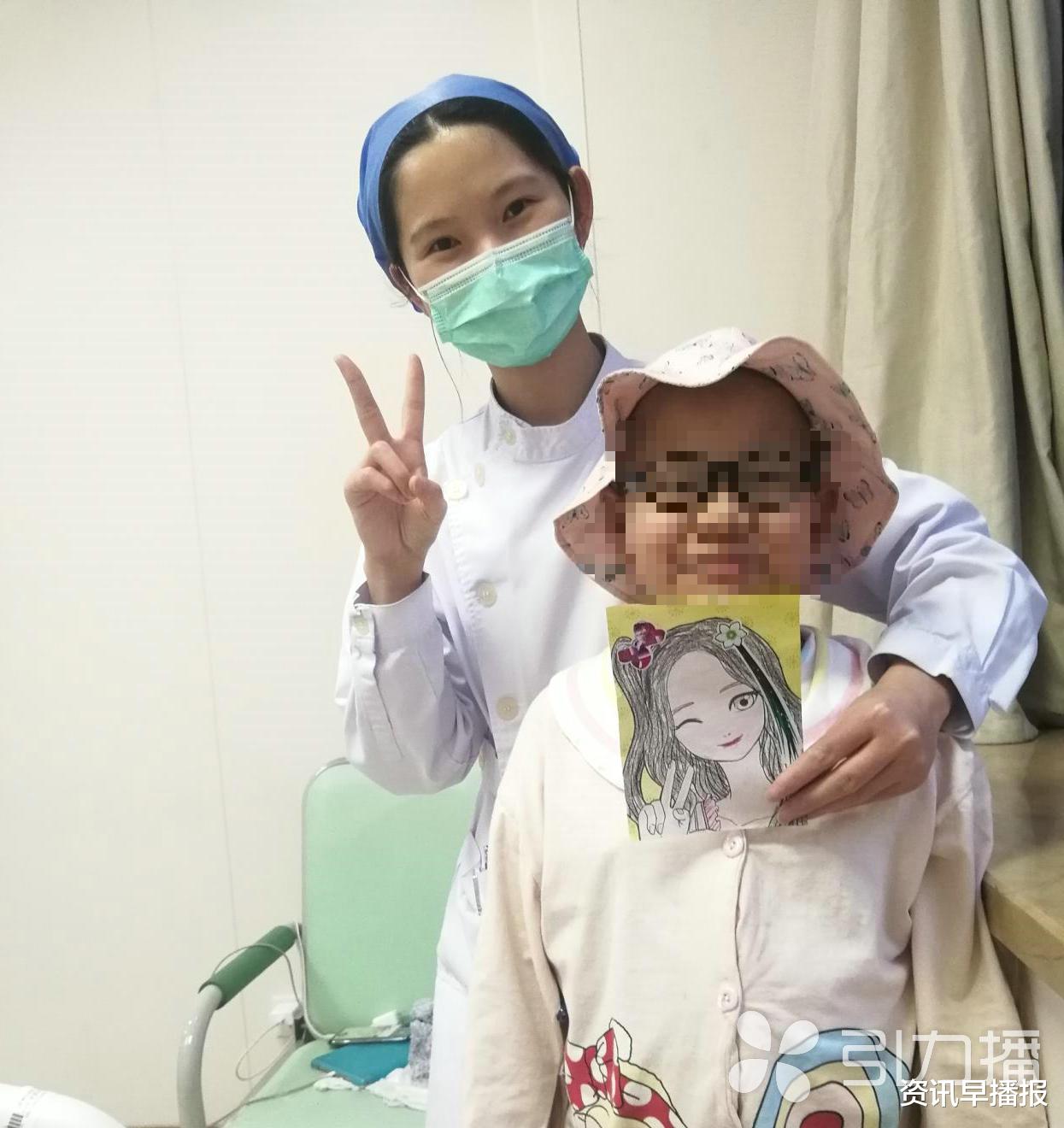 资讯早播报 出院感恩纪念 8岁肿瘤患儿为苏州科技城医院医护人员“萌画”作别