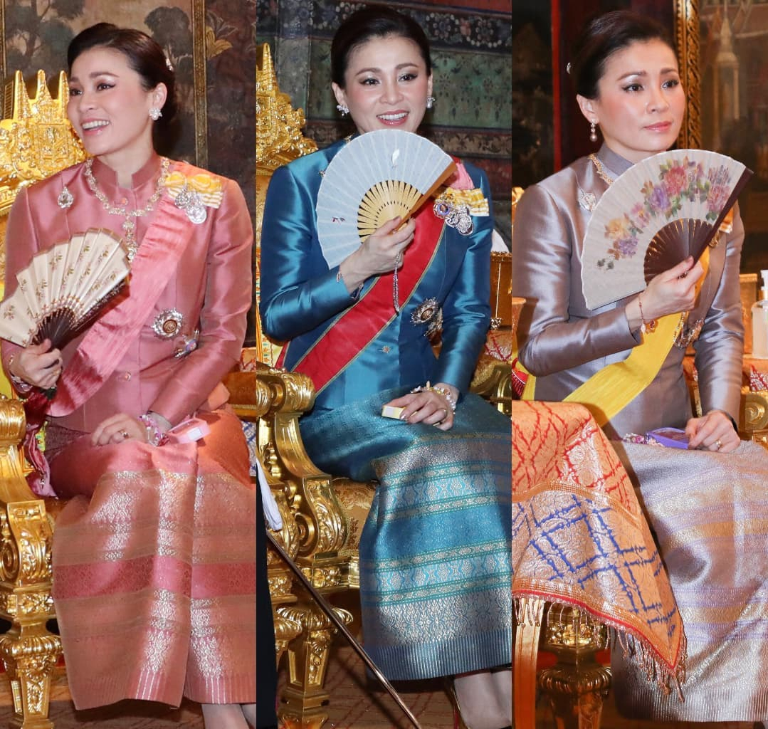 全球时尚风行 苏提达挑起大梁了!摇着牡丹折扇母仪天下,热得满头大汗衣服湿透