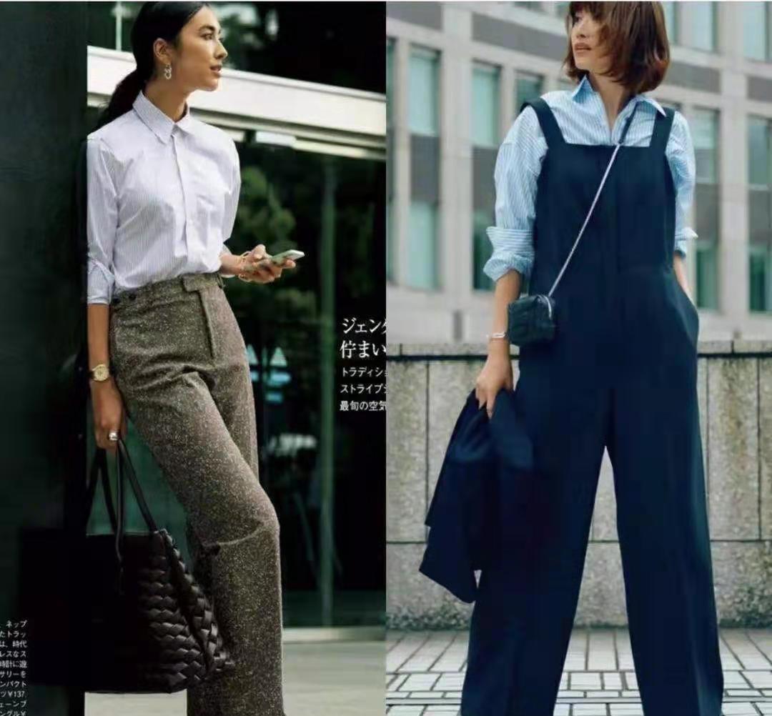 晶儿时尚达人|30+女人穿“衬衫+长裤”，这3种搭配方式适合初秋，时髦优雅