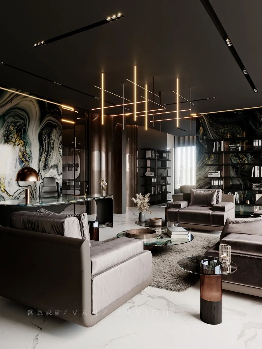 |董事长办公室怎么装修才好看？13套精美装修设计方案送你