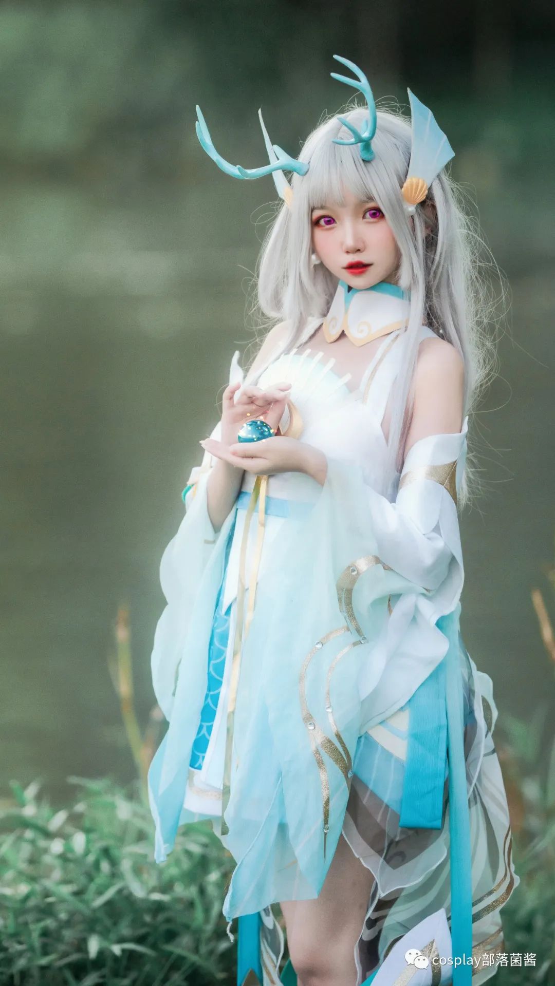 |cos：王者荣耀西施游龙清影cos正片@糖崽崽