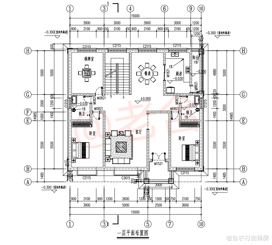 |总算老家房子建好了，15*14米的欧式大别墅，好看到别人问我要图纸