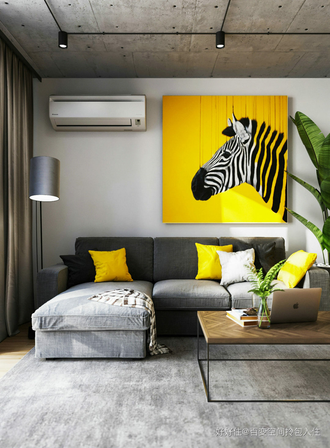 软装百变君|60㎡阁楼公寓设计,是你喜欢的feel吗!