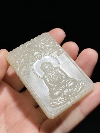 交易|战国 和田玉籽料受沁 龙形玉佩 挂件