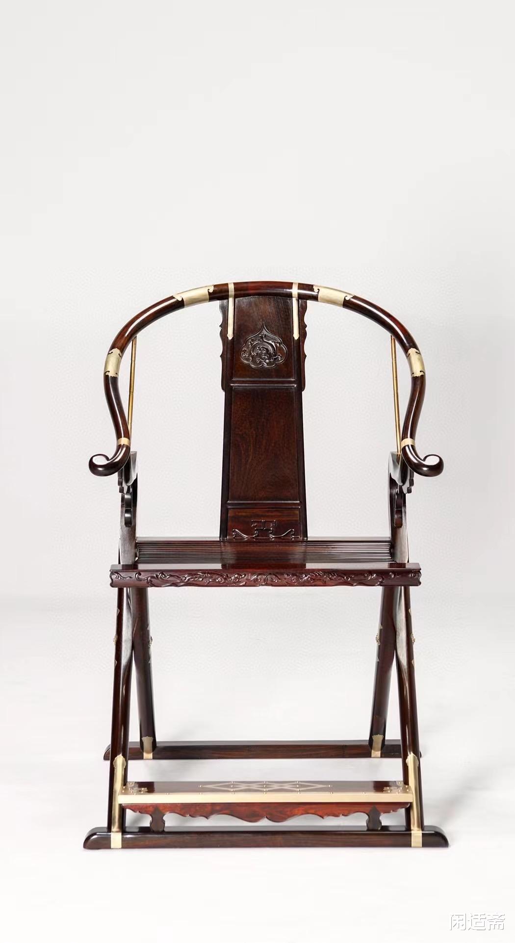 玩偶|典藏器型,螭龙纹交椅,黄花梨家具