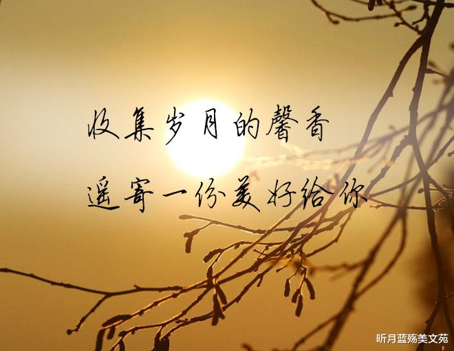 昕月蓝殇美文苑|八月再见,九月你好,愿你岁月不扰,余生常欢笑