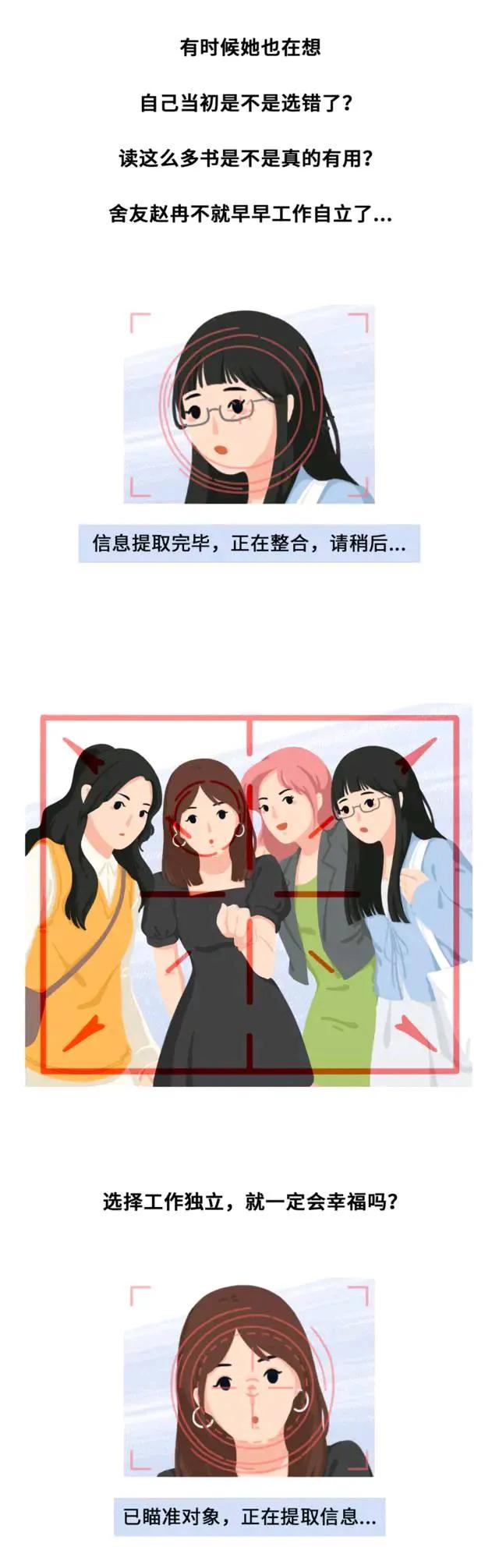 漫画|睡在同一个屋内的女生们，命运却不同！(漫画)