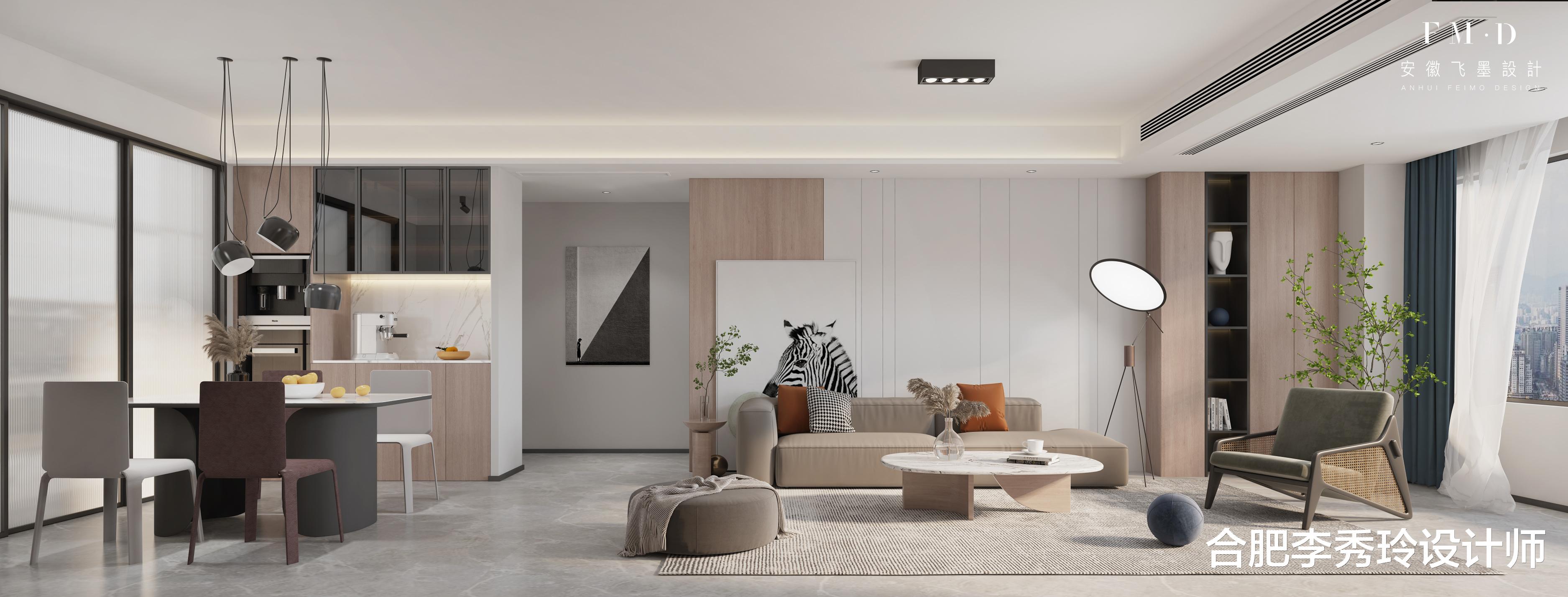 合肥李秀玲设计师 放弃“横厅户型”，一切以实用为主，客厅隔间卧室真是明智的选择