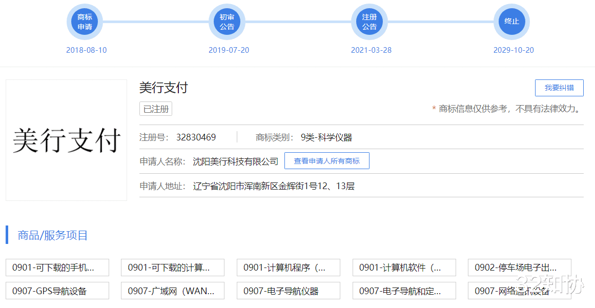 32知协 “美行支付”与“美团支付”一字之差，商标注册能成功吗？